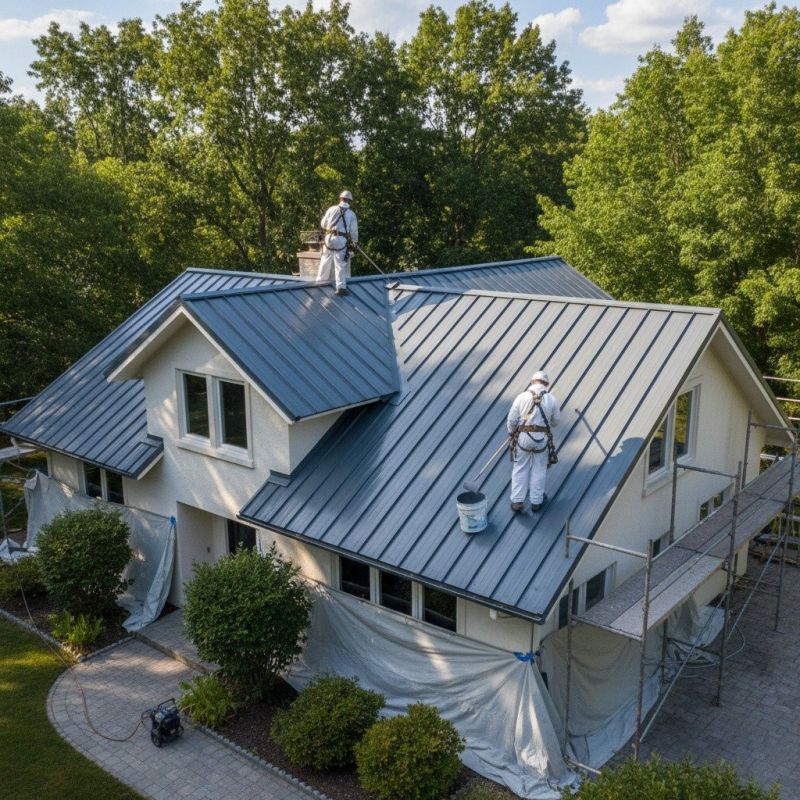 Metal Roof Painting