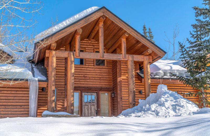 Wood Cabin Staining in Longmont, CO